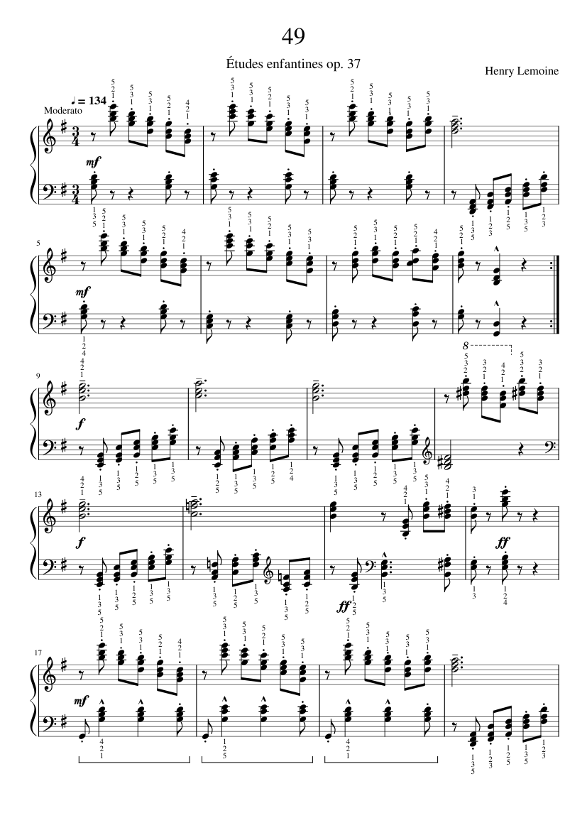 Études enfantines Op.37