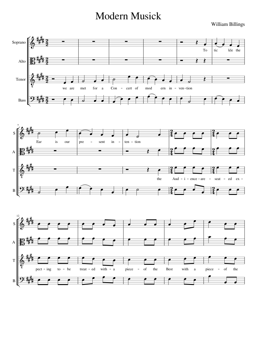 Modern Musick