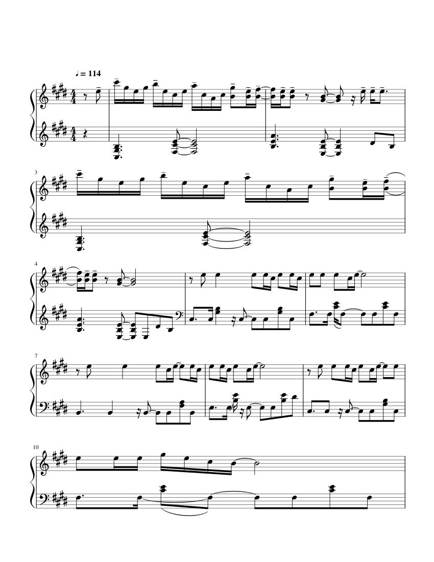 Dynamite Sheet music for Piano (Solo) | Musescore.com