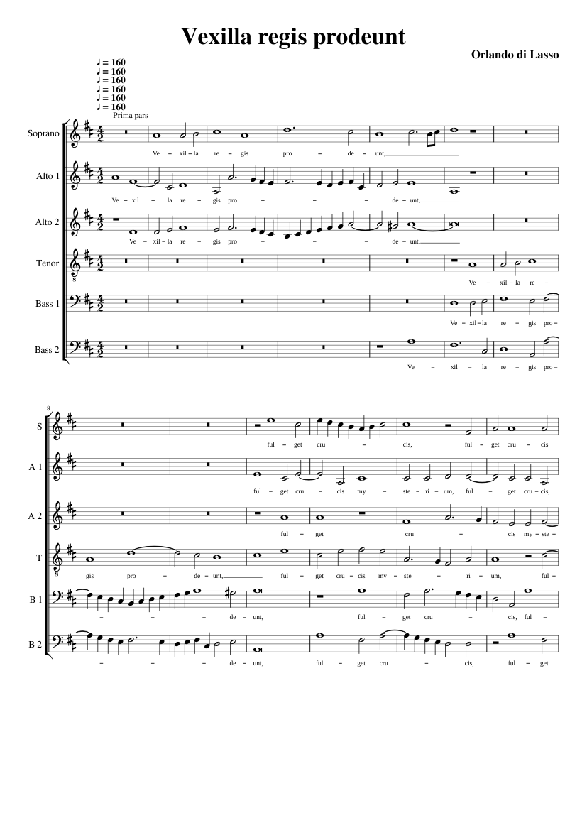 Vexilla regis prodeunt