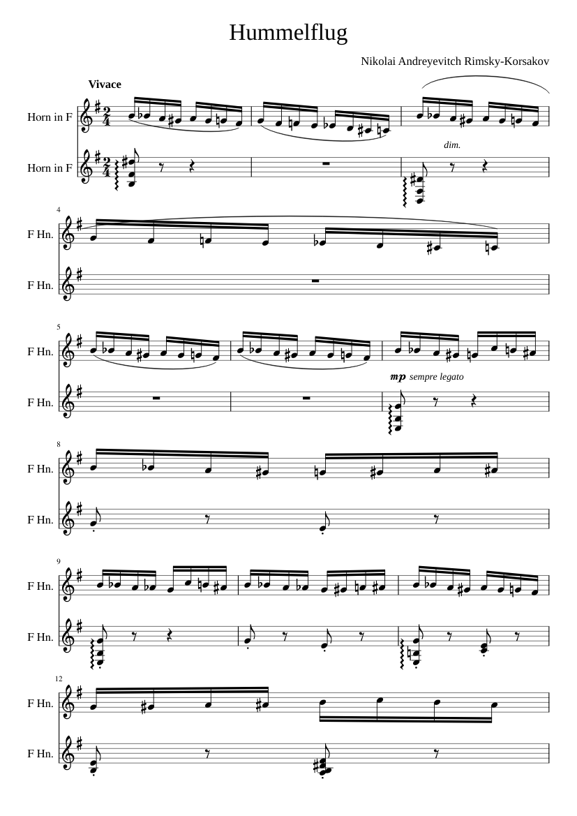 Flight of the Bumblebee