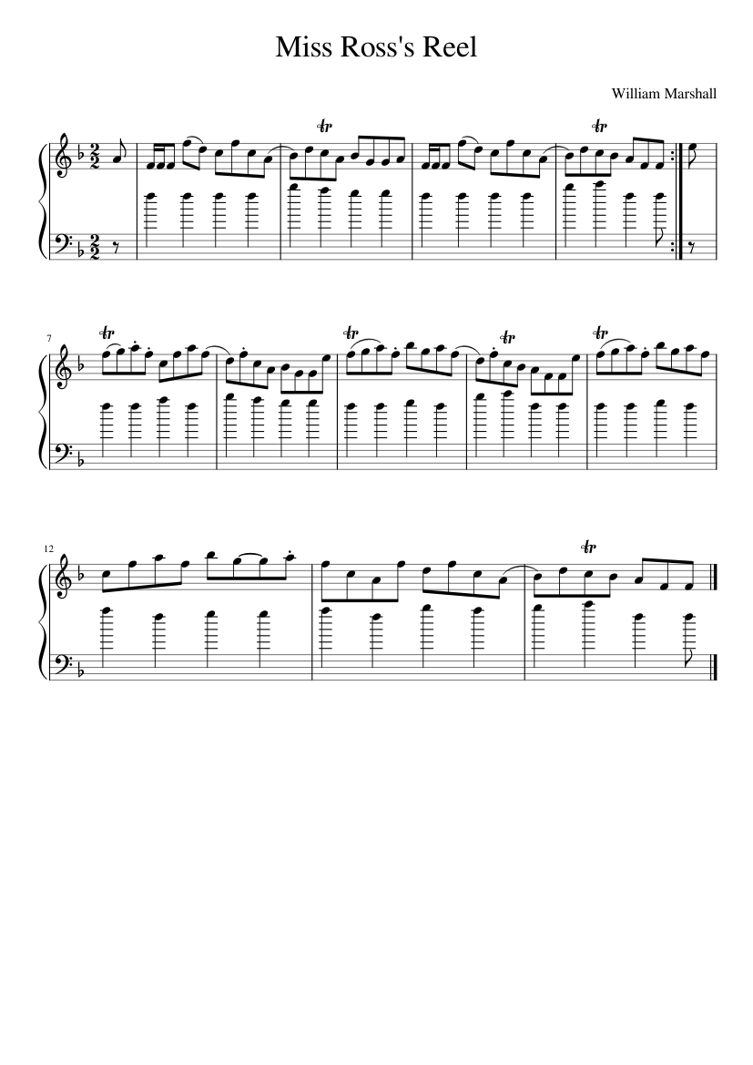 Miss Ross's Reel