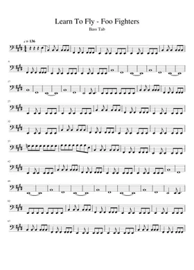 Learn To Fly Sheet Music | Foo Fighters | Guitar Tab