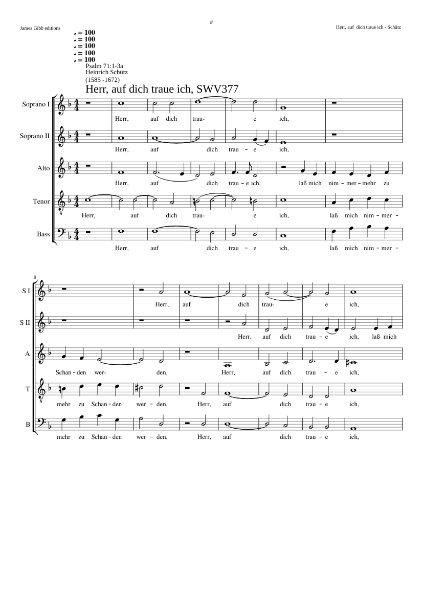 Herr auf dich traue ich SWV 377