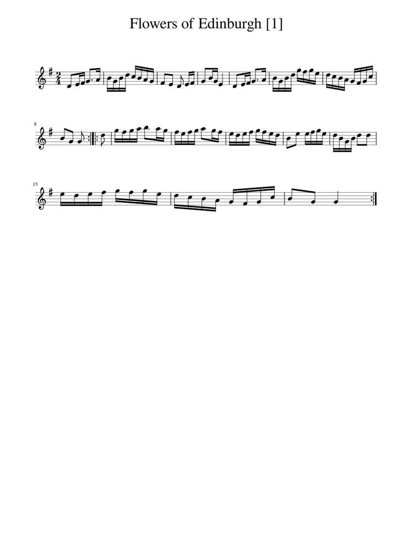 Flowers of Edinburgh Sheet music for Piano (Solo)