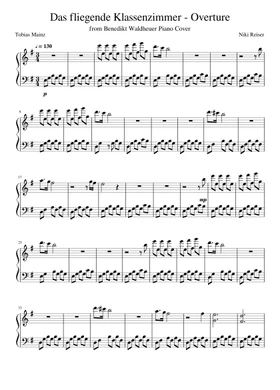 Free Das fliegende Klassenzimmer, Overture by Niki Reiser sheet music |  Download PDF or print on Musescore.com