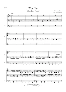 Why Not - Ghostface Playa (Dr. Livesey Phonk Walk) Sheet music for