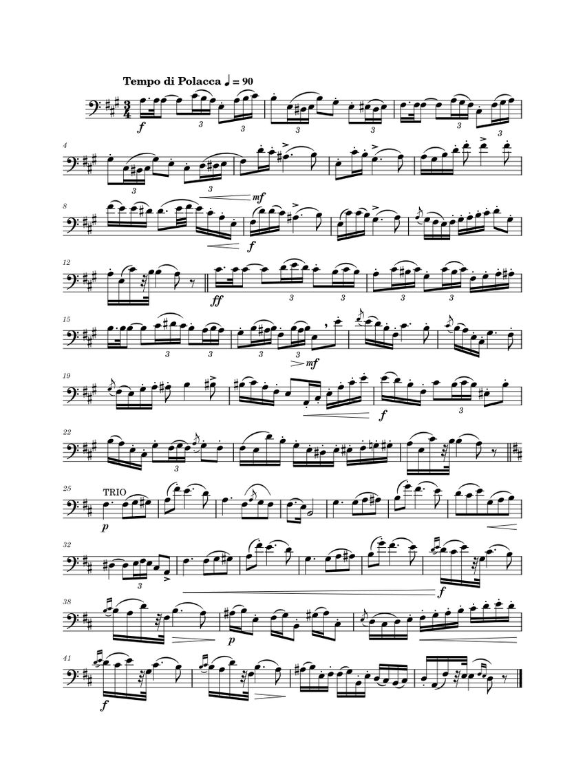 TMEA Euphonium All-State Etude 1 2019-2020 Sheet music for Euphonium ...