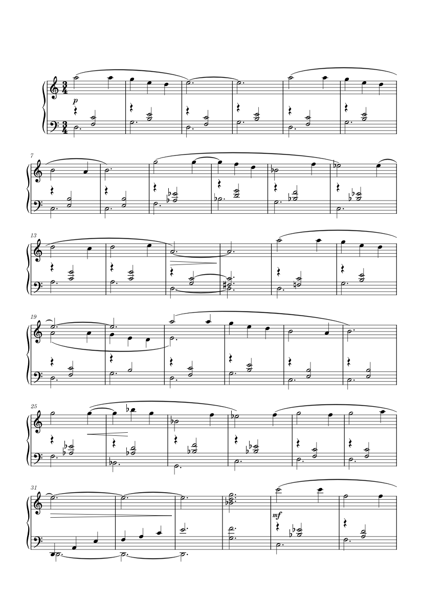 無印良品2020 – 坂本龍一 楽譜 ピアノ (ソロ) easy | MuseScore.com