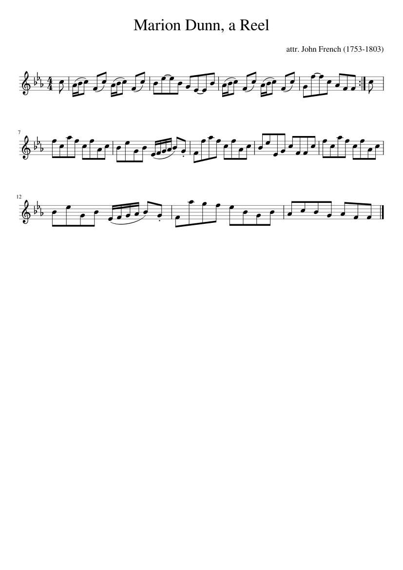 Marion Dunn a Reel