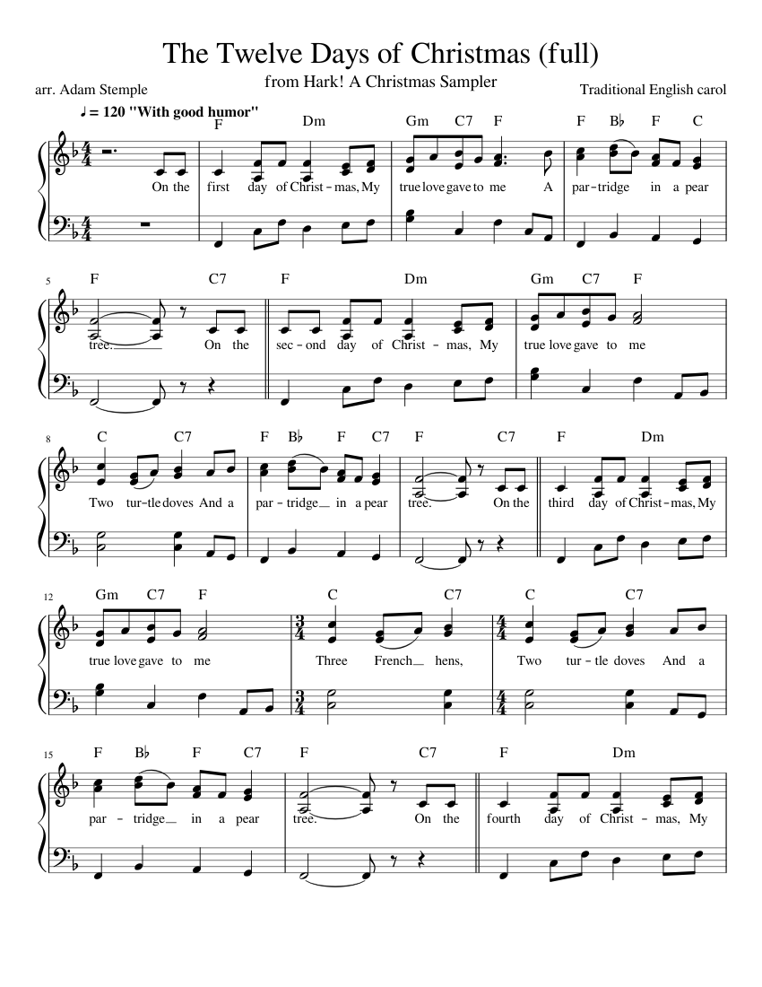 the-twelve-days-of-christmas-full-sheet-music-for-piano-solo