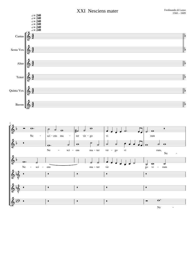 Nesciens Mater