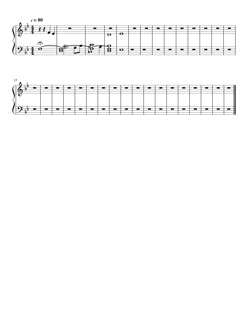HandBell Finale Sheet music for Piano (Solo) Easy