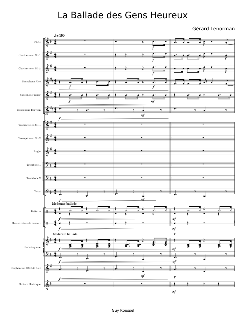 la-ballade-des-gens-heureux-g-rard-lenorman-sheet-music-with-chords