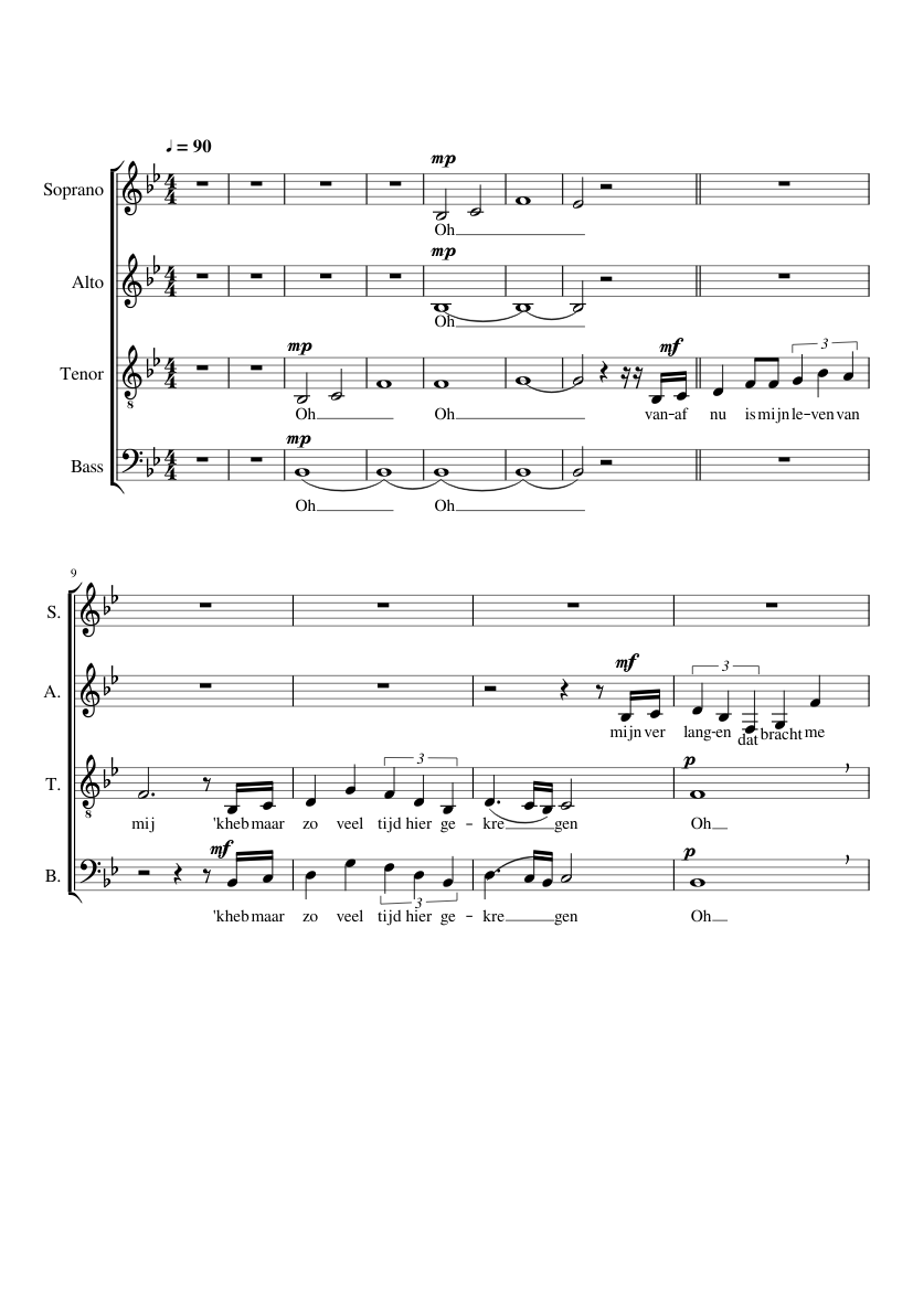 Gabriella's song Sheet music for Soprano, Alto, Tenor, Bass voice (Choral)  | Musescore.com