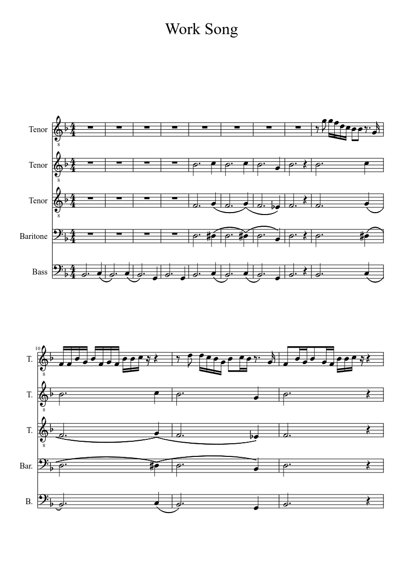 Work Song by Hozier Sheet Music for Bass guitar (Solo) | MuseScore.com
