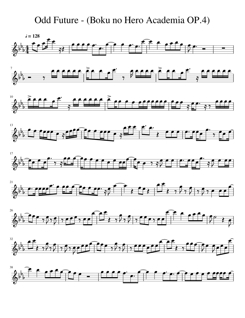 Crossing Field (Sword Art Online) Sheet music for Clarinet other (Solo) |  Musescore.com
