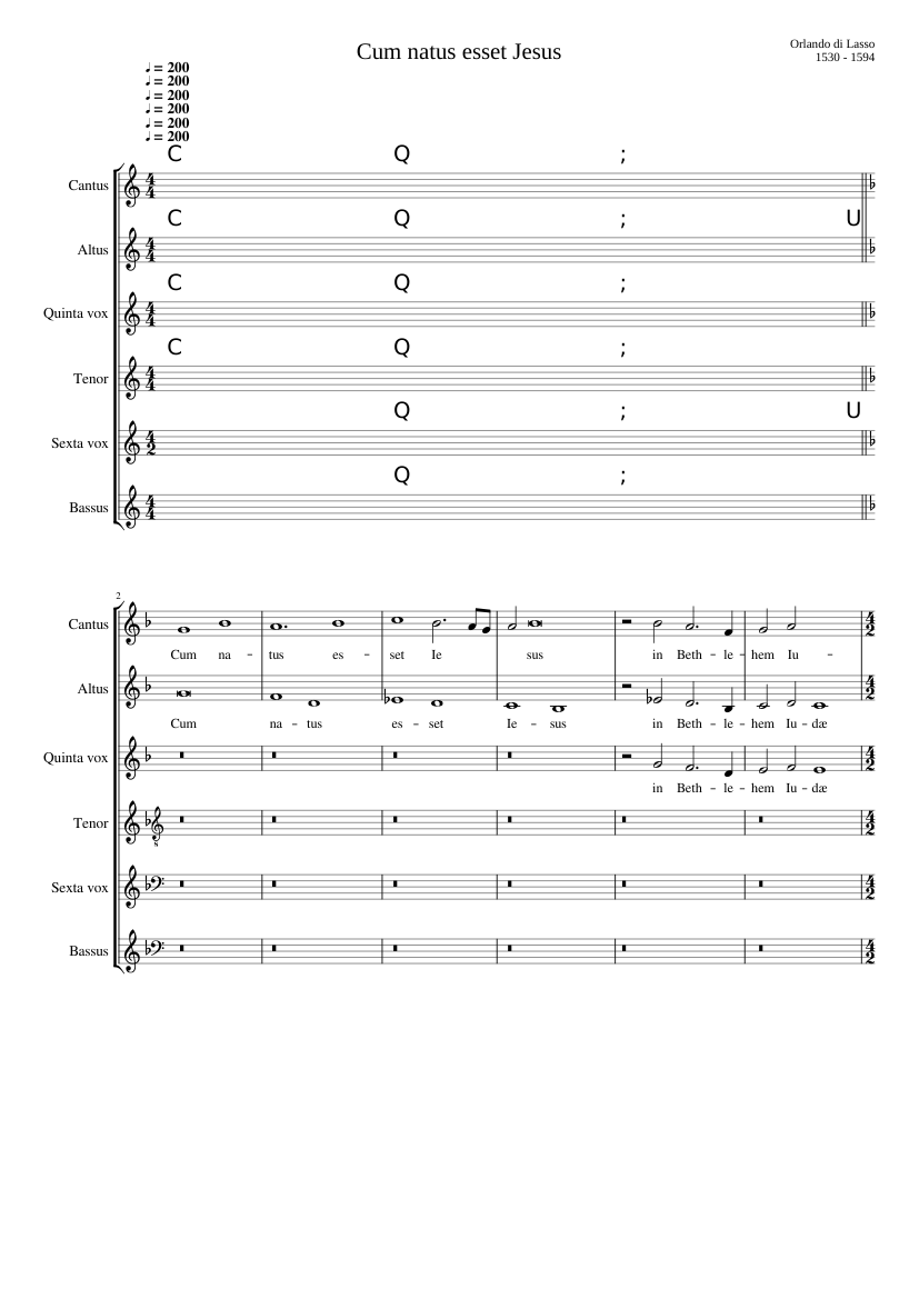 Cum natus esset Jesus