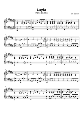 Layla Sheet Music Free Download In Pdf Or Midi On Musescore Com Layla (piano exit) ost goodfellas. musescore com