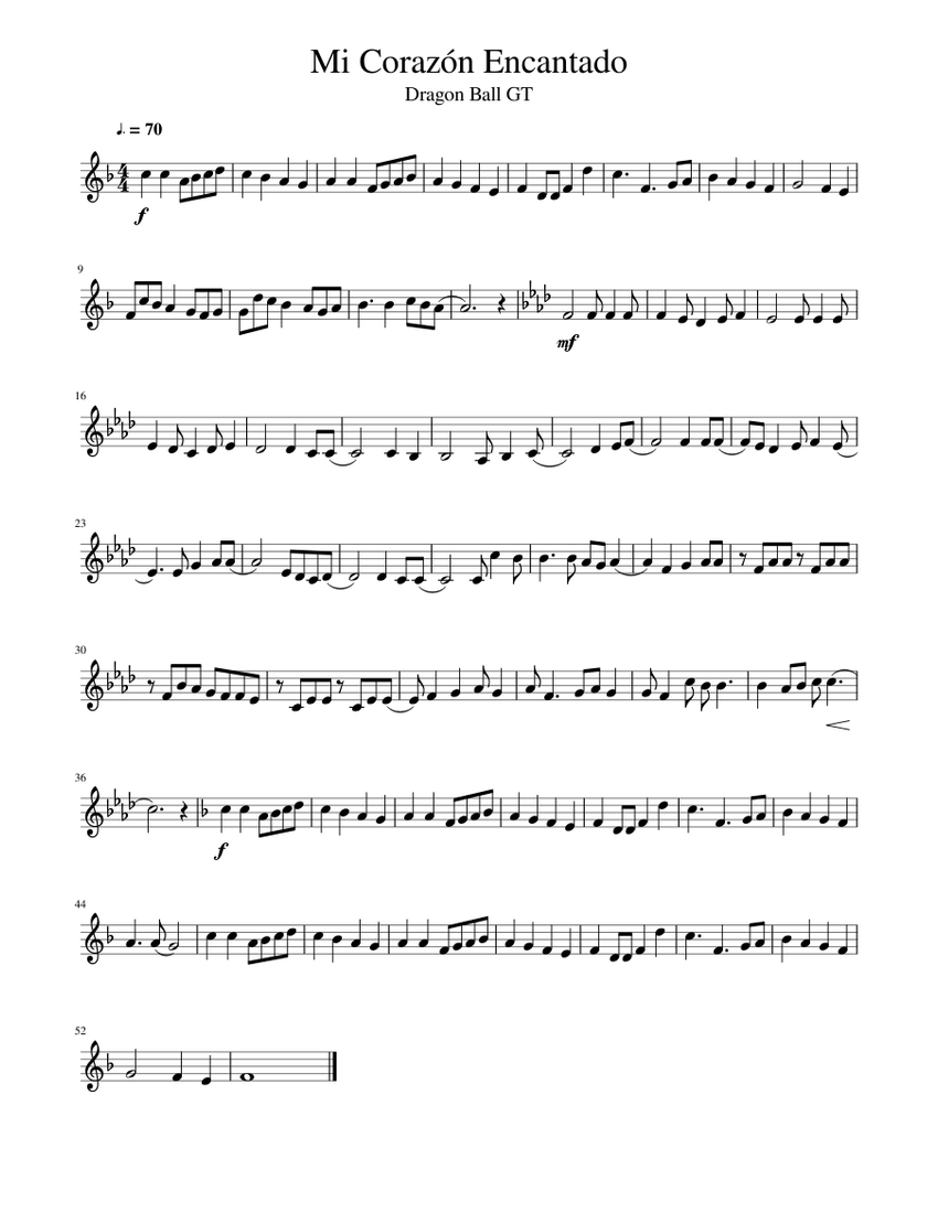 Mi Corazón Encantado Sheet music for Violin (Solo)