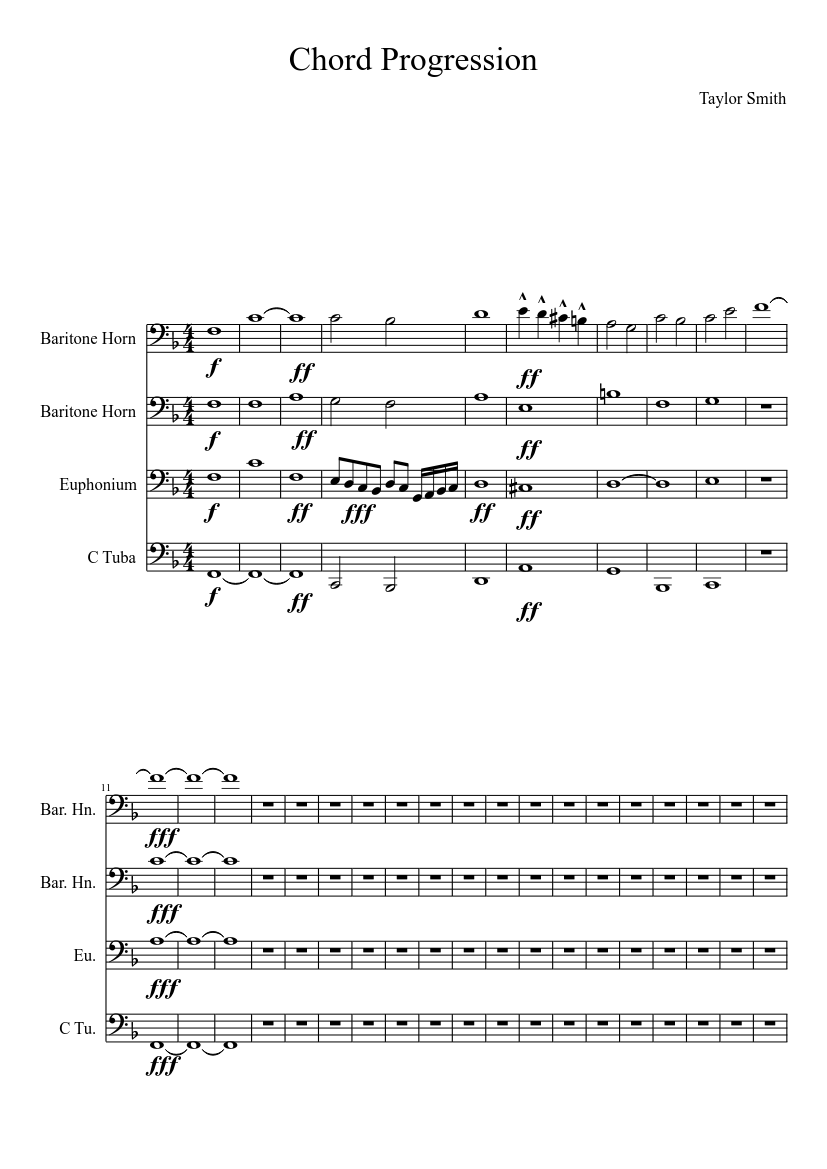 Low Brass Chord Progression