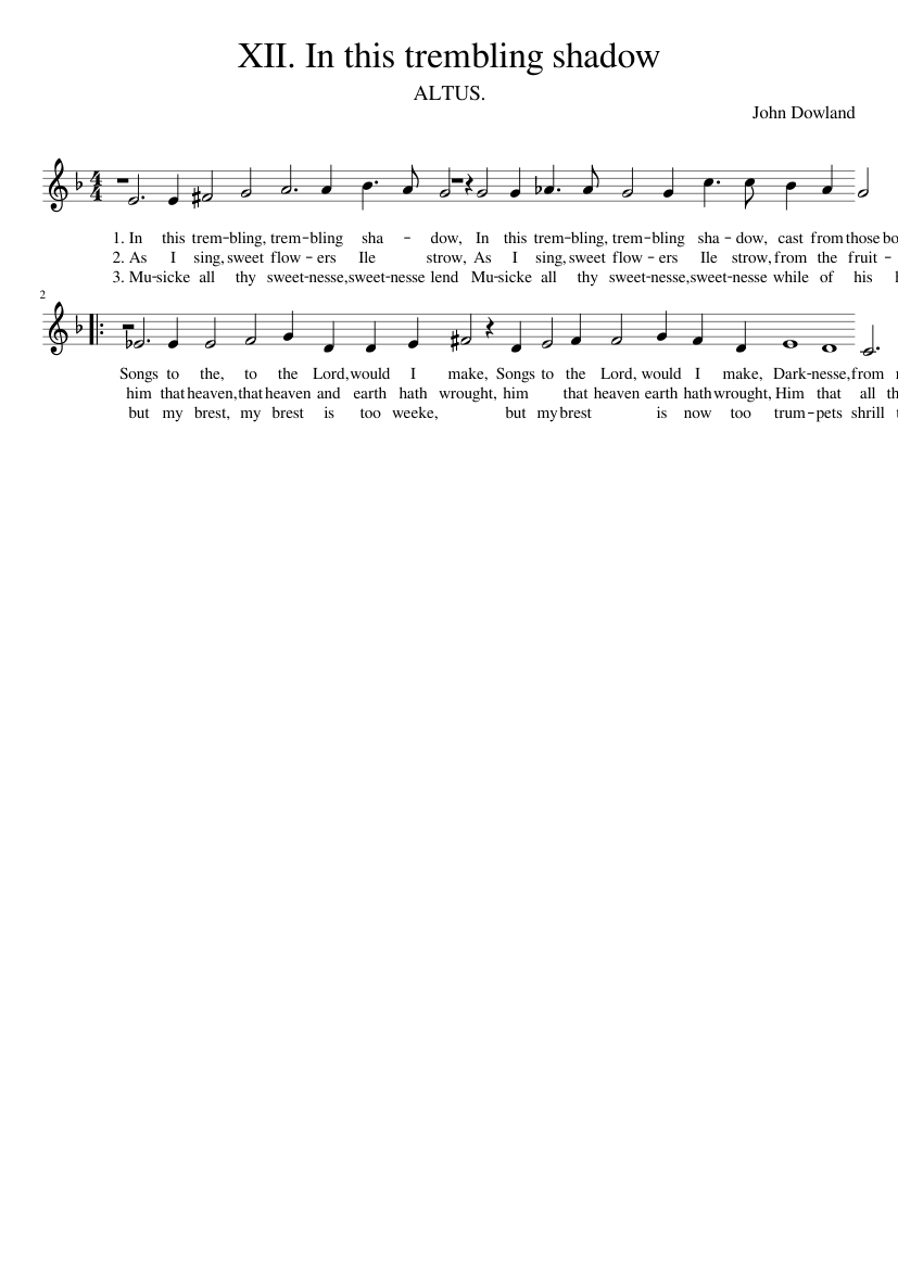 XII. In this trembling shadow