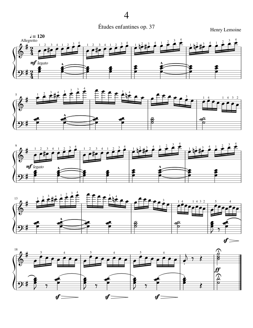 Études enfantines Op.37