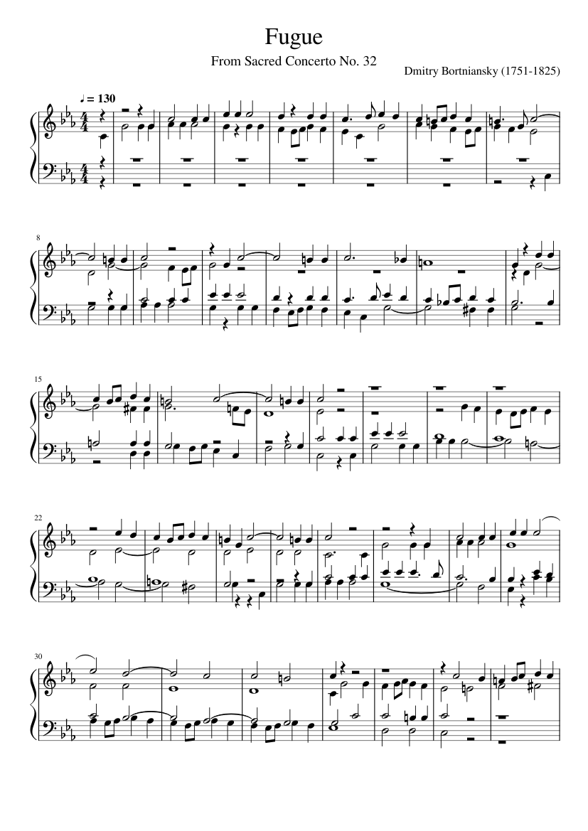 Sacred Concerto No 32