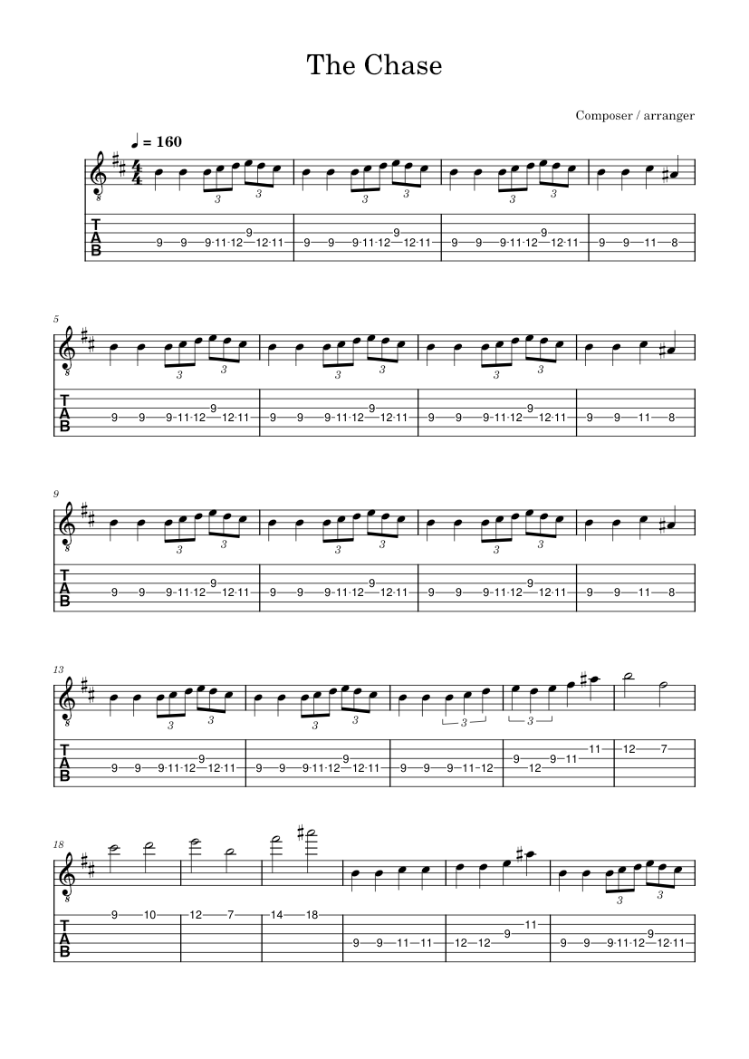 Chase Atlantic - Friends (solo tab) Sheets by peojutie