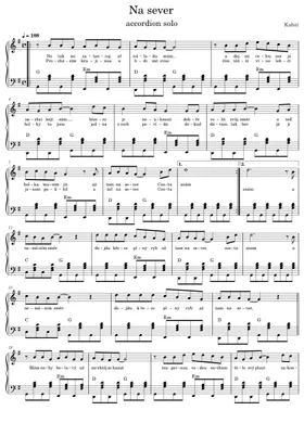 Free Kabát sheet music | Download PDF or print on Musescore.com