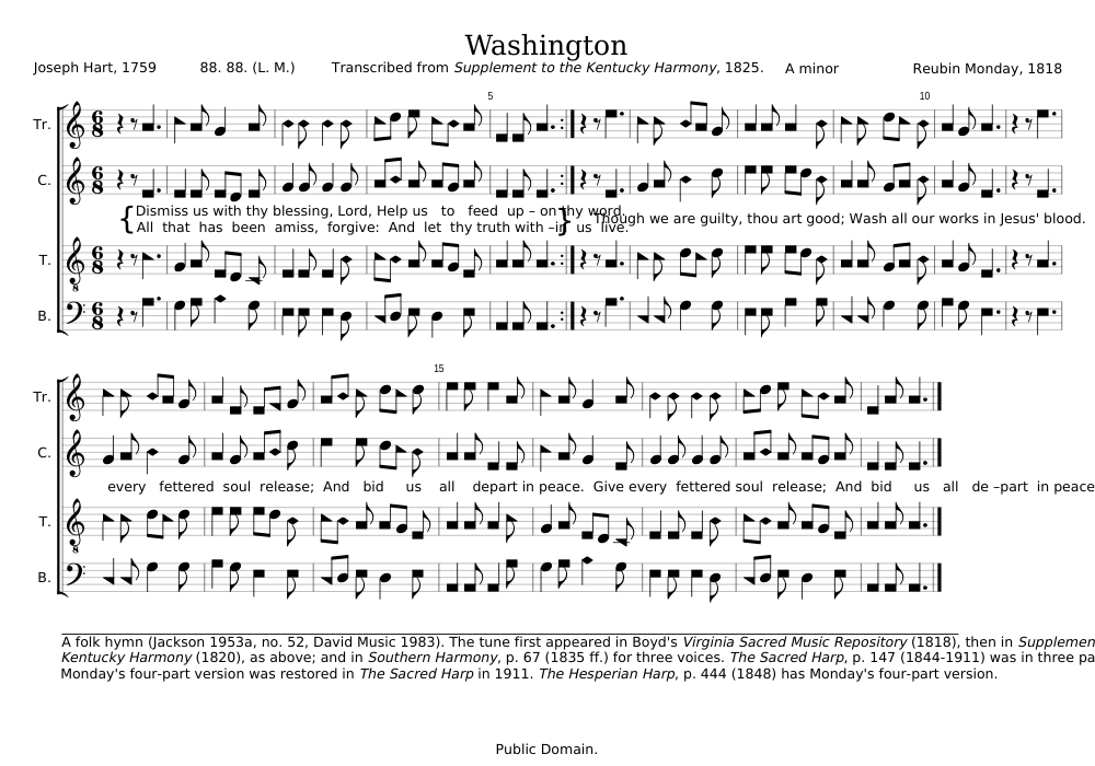 Washington - Reubin Monday