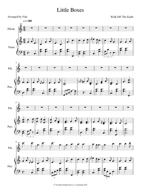 Free Walk off the Earth sheet music | Download PDF or print on Musescore.com