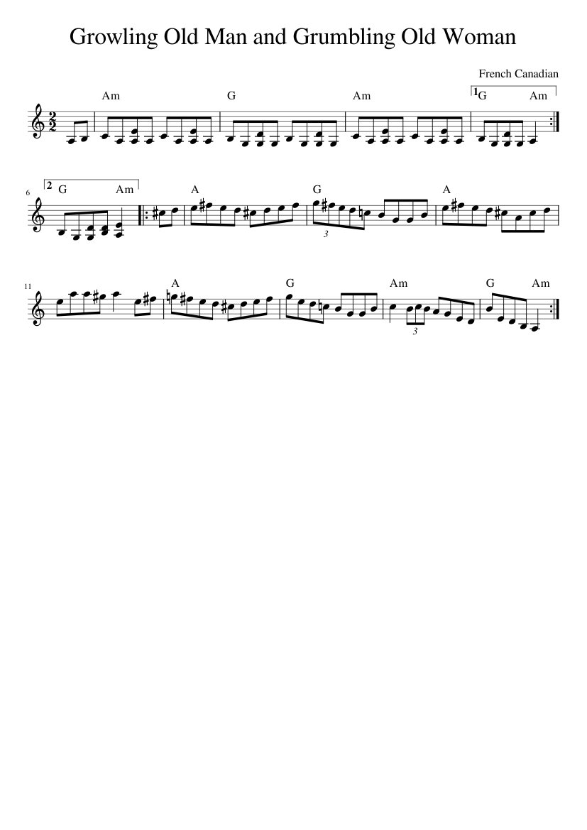 Growling Old Man and Grumbling Old Woman