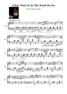 Free The Ink Spots sheet music | Download PDF or print on Musescore.com
