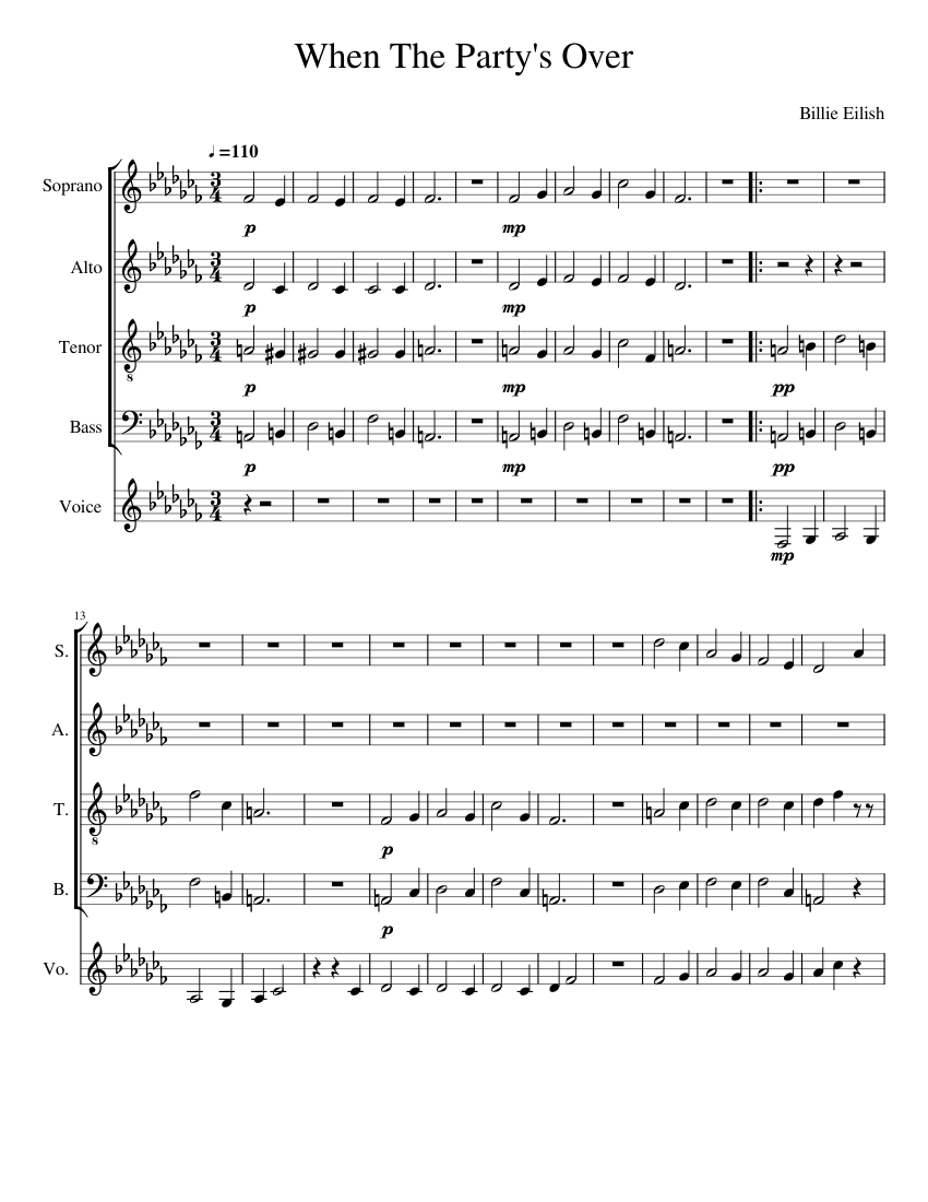 when the party's over