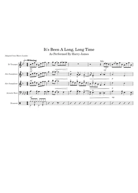DPSM It's Been a Long, Long Time Sheet Music (Piano Solo) in Ab Major -  Download & Print - SKU: MN0236582
