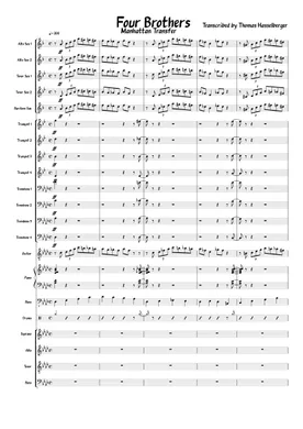 Free Four Brothers by Woody Herman sheet music | Download PDF or 