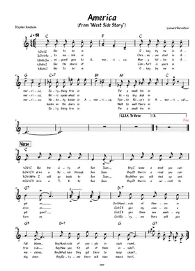 Free America by Leonard Bernstien sheet music | Download PDF or print on  Musescore.com