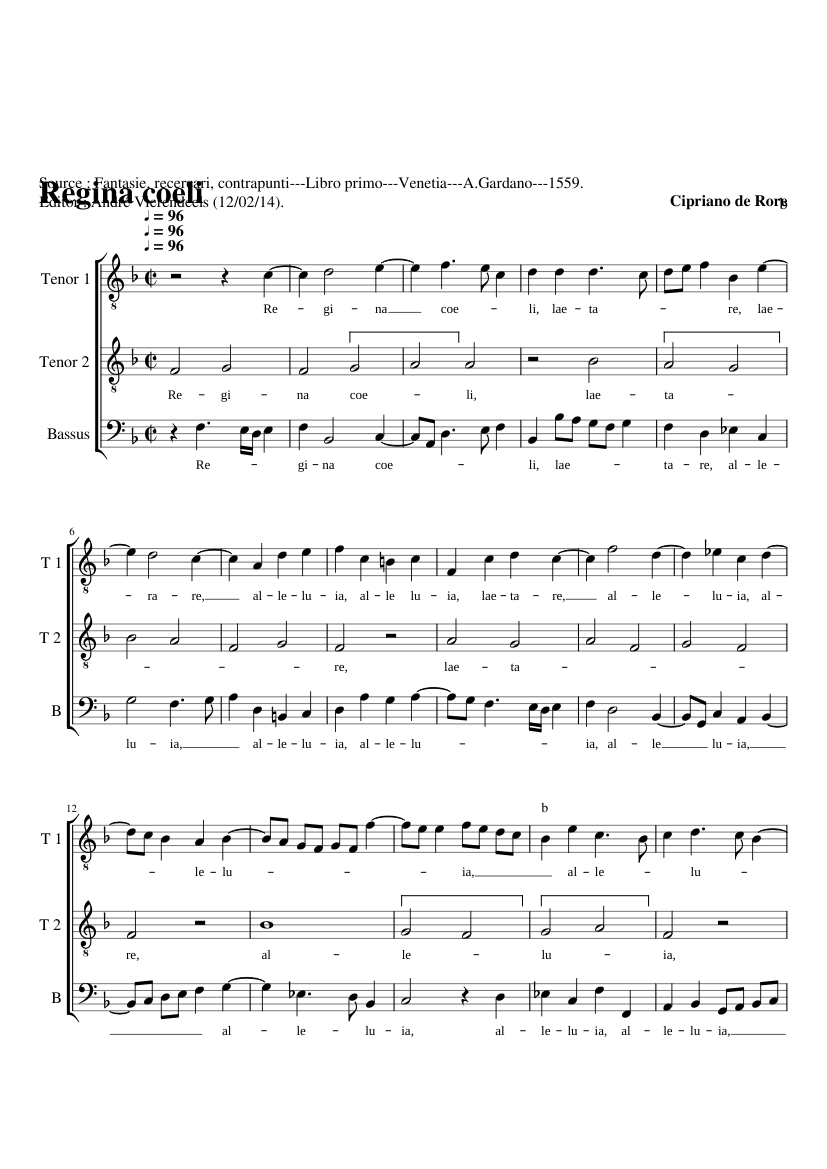 Regina cæli lætare