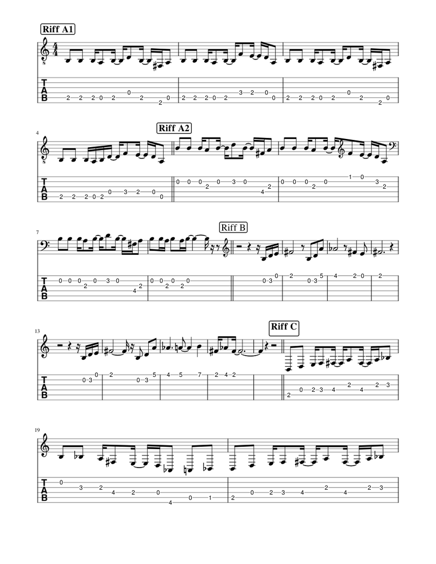jojo ref Sheet music for Guitar (Solo) | Musescore.com