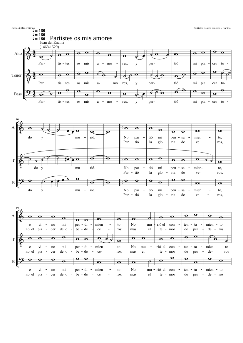 Partistes os mis amores