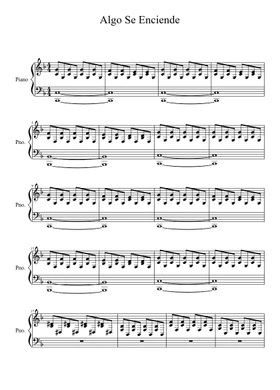 Free Algo Se Enciende by Violetta sheet music | Download PDF or print on  Musescore.com