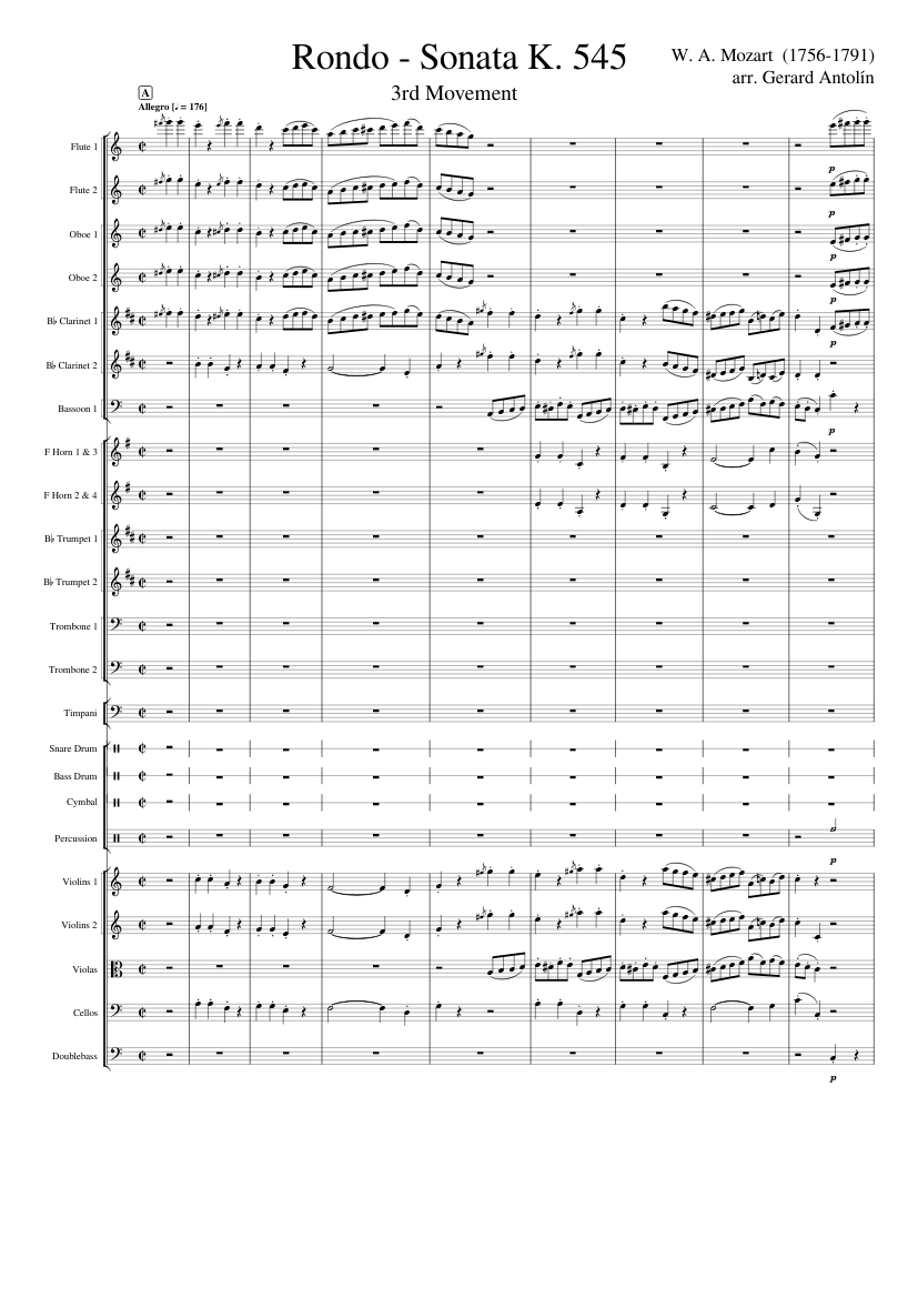 Piano Sonata No.16 in C major K.545