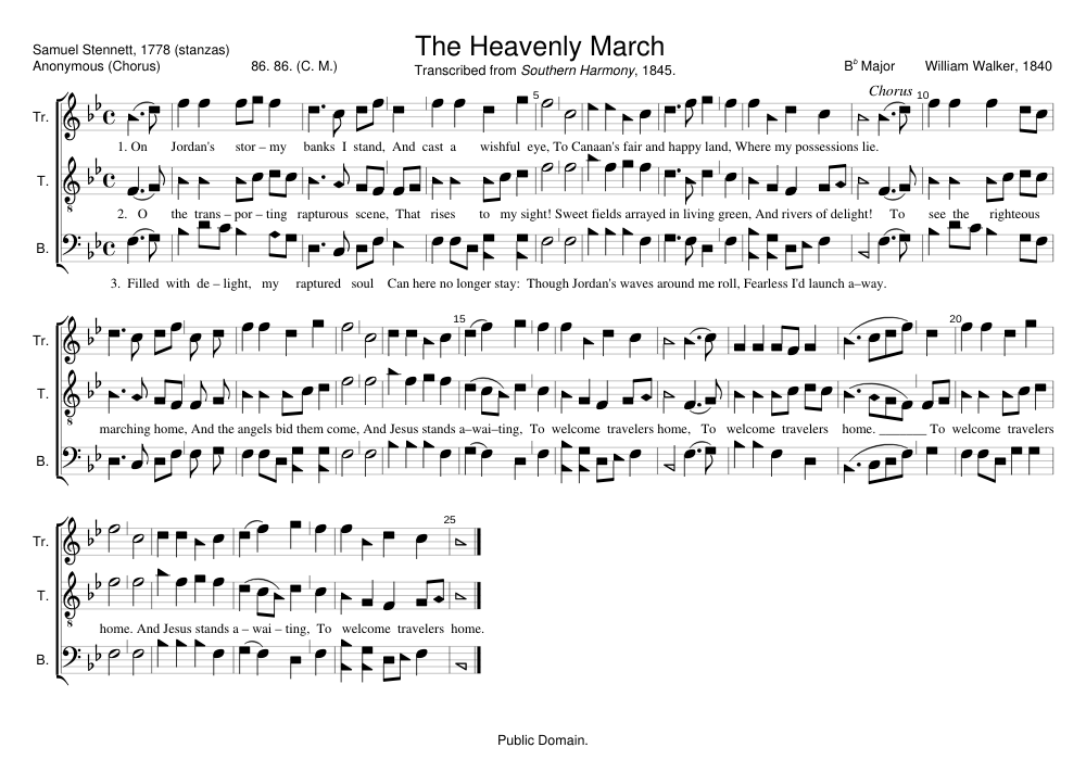 The Heavenly March - William Walker