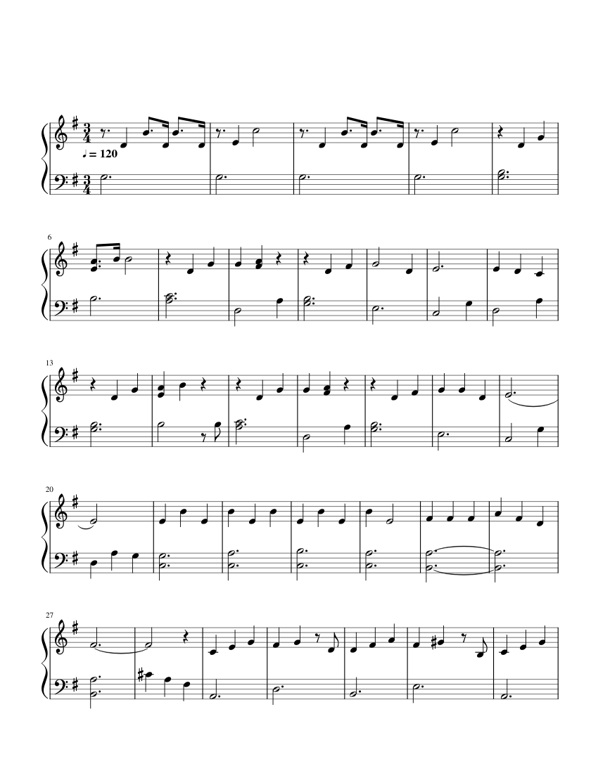 Rainbow connection Sheet music for Piano (Solo) | Musescore.com