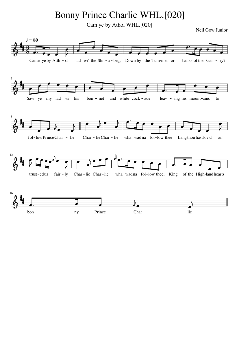 Bonny Prince Charlie WHL.[020]