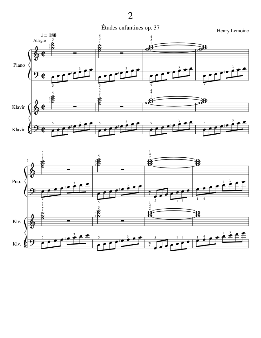Études enfantines Op.37