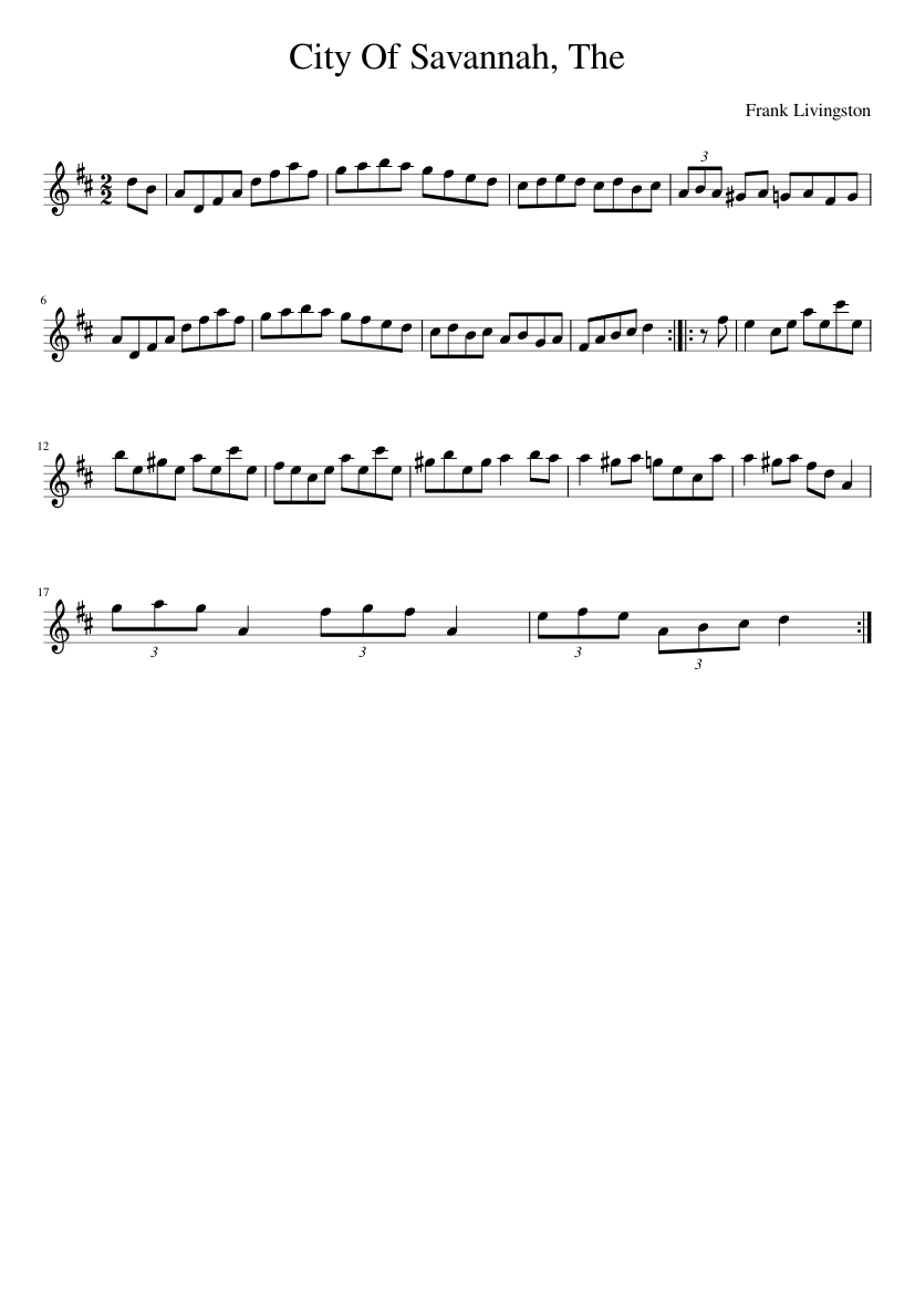 The City Of Savannah