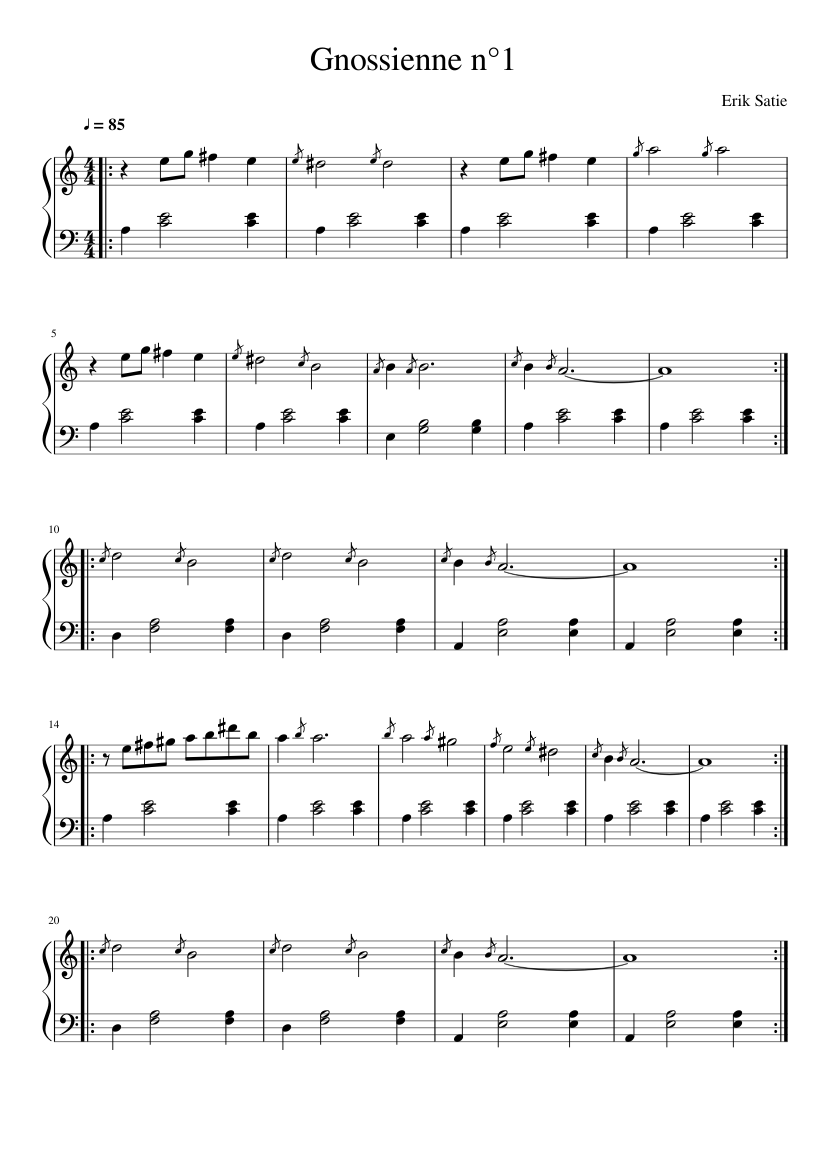 Gnossienne No.1
