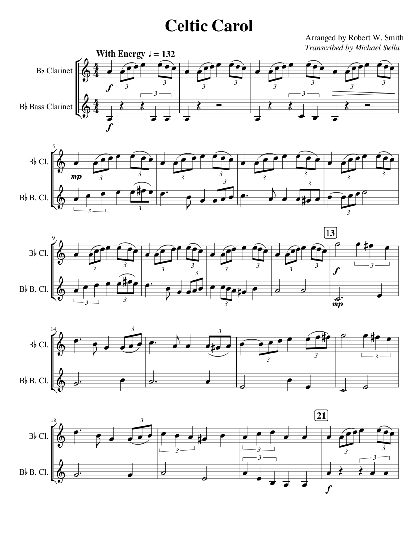 Christmas Duet Sheet music for (In B Flat), (Bass